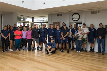 Group photo of 9/11 Stair Climb participants