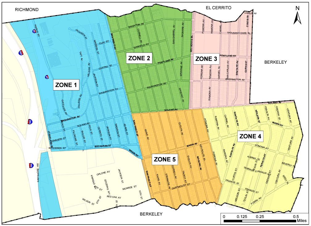 Sidewalk Zone Map