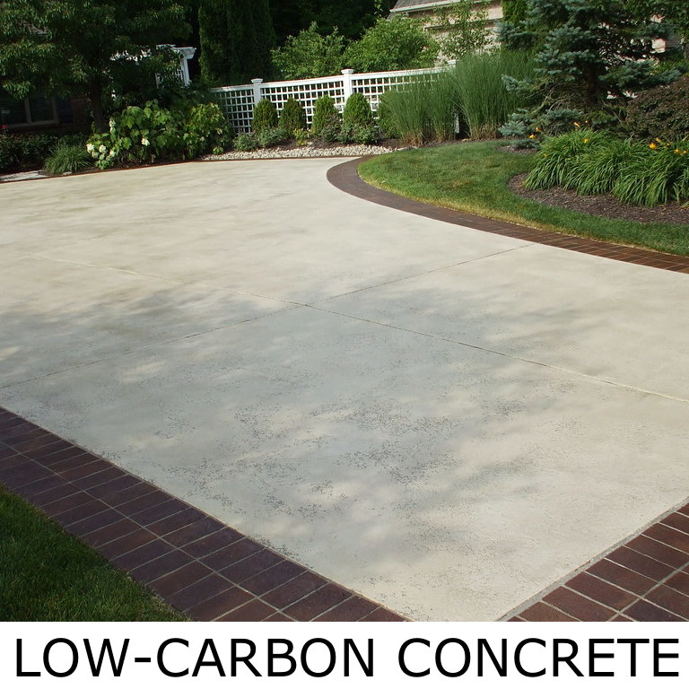 Cement content of concrete must be reduced by at least 25% using fly ash, slag, silica fume, rice hull ash, or another similar material.
