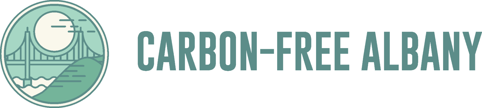 Carbon Free Albany Long Logo