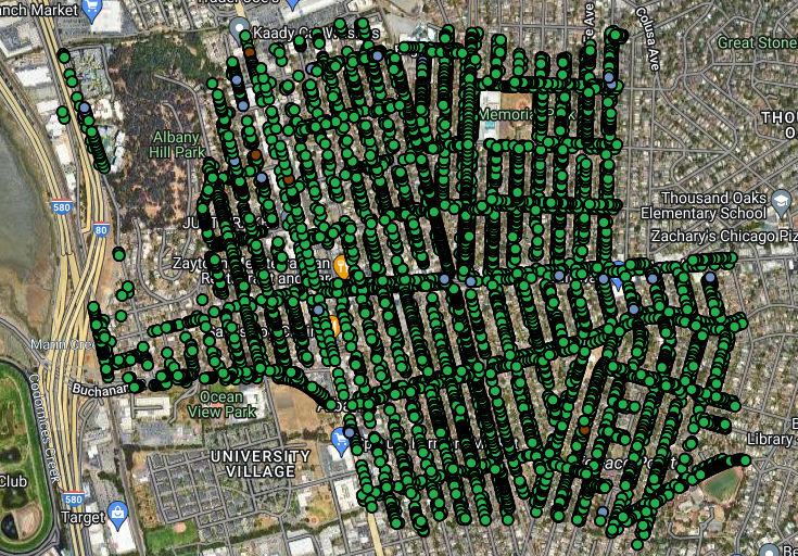 Street tree viewer map