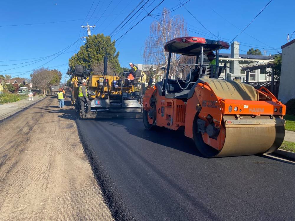 2022 Paving Project underway