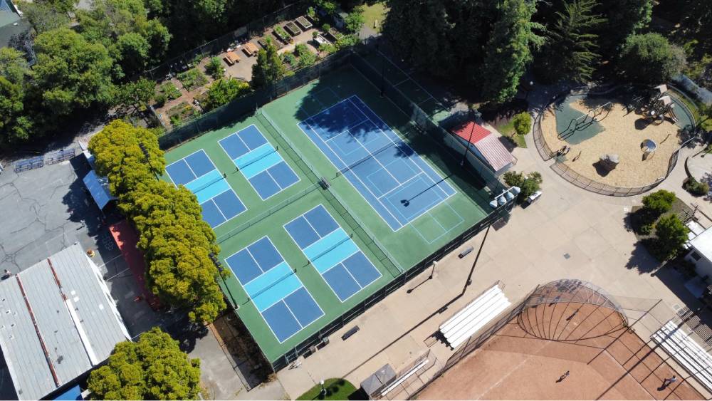 Ocean View Park Courts (Aerial View)