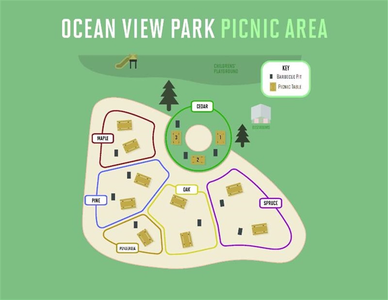 Ocean View Picnic Map